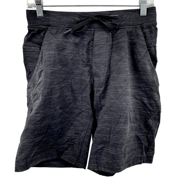 Lululemon City Sweat Short 9" Drawstring Mid Rise Jacq Casual Obsidian Black S - Picture 2 of 5